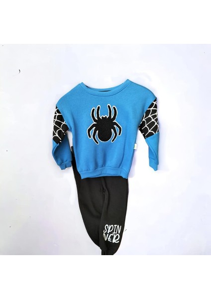 Örümcek Desenli Erkek Eşortman Alt Üst Takım
