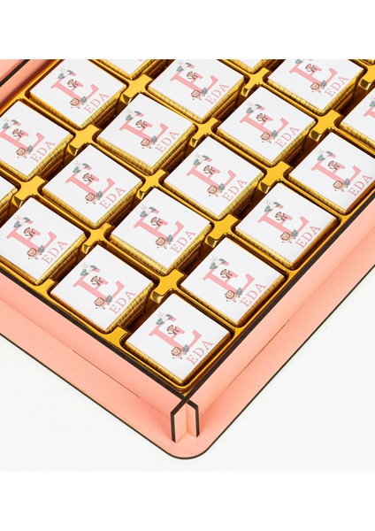 Bebek Çikolatası Ahşap Kutulu 72'li Madlen Çikolata fırsatları