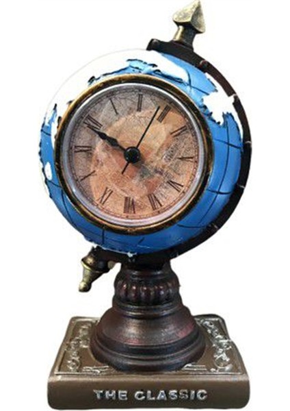 Dünya Küre Masa Saati Dekoratif Biblo fiyatları
