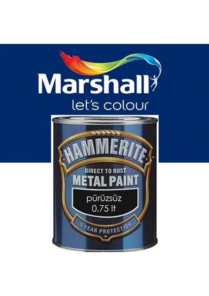 Hammerite Düz Pürüzsüz Tip Metal Boyaları 0.75 Lt modelleri