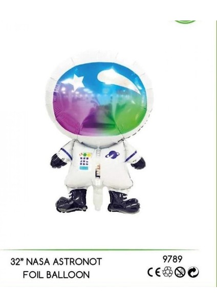 Astronot Nasa Folyo Balon
