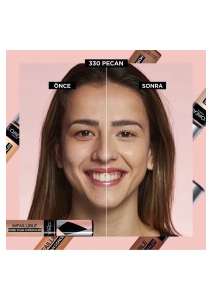 L'oreal Paris Tüm Yüze Uygulanabilir Kapatıcı - Infaillible More Than Concealer 330 Pecan 30