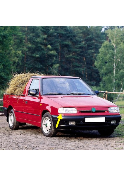 Skoda Pickup Pikap 1995-2001 Ön Sağ Sinyal Lambası Beyaz 6U0953042A