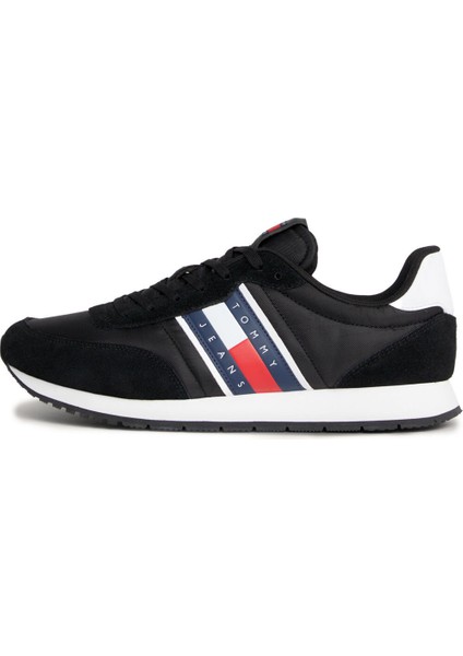 Tjm Runner Casual Ess Siyah Erkek Sneaker