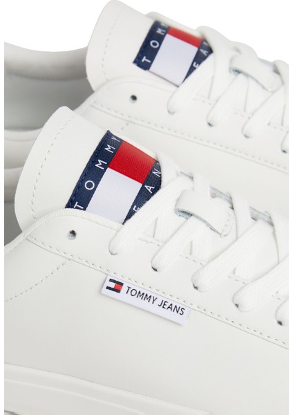 Tjw Cupsole Sneaker Ess Beyaz Kadın Sneaker