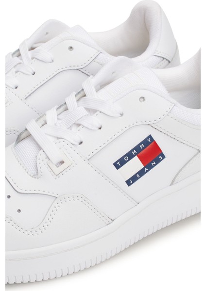 Tjw Retro Basket Ess Beyaz Kadın Sneaker