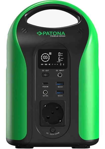 9990 Taşınabilir Güç Istasyonu Powerstation Outdoor 300 / 300W 283WH PD60W USB5V/3A DC12V/5A 24FİLM