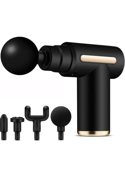 4 Farklı Başlıklı Hızlı Şarjlı Vücut ve Kas Mini Masaj Tabancası fiyatları