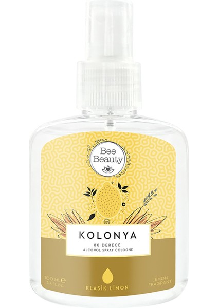 Klasik Limon Kolonya 330 ml - 100 ml 2'li Set