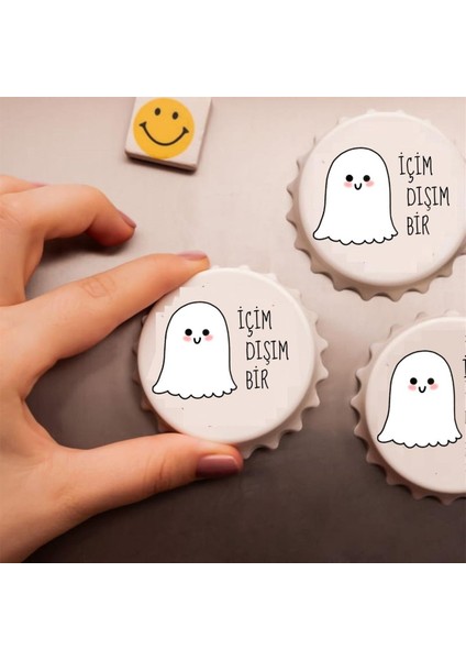 Içim Dışım Bir Baskılı Magnet Açacak