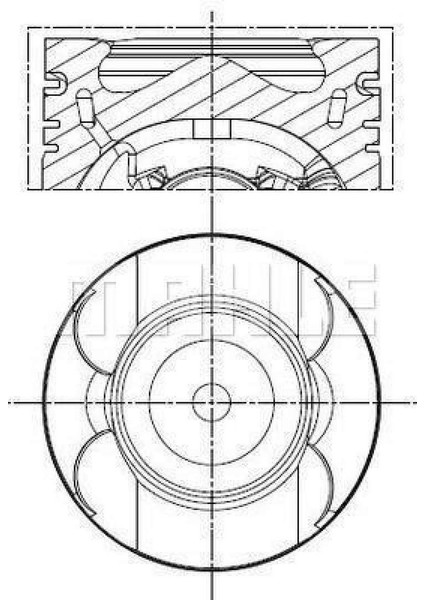 Piston Segman Std 83.00MM Mercedes OM651 W204 C218 W212 W166 W221 W639 B906 Sari Burclu 102008