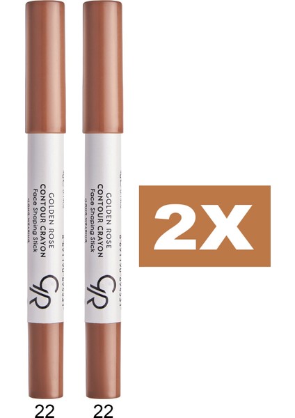 Stick Kontür Kalemi - Contour Crayon Face Shaper Stick No:22 2 Adet