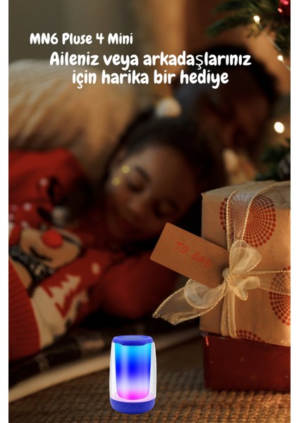 Pluse 4 Mini Taşınabilir Bluetooth Hoparlör. Işıklı Bluetooth Hoparlör. Kablosuz Bluetooth Hoparlör.temperli Camdan Üretilmiş Bluetooth Hoparlör