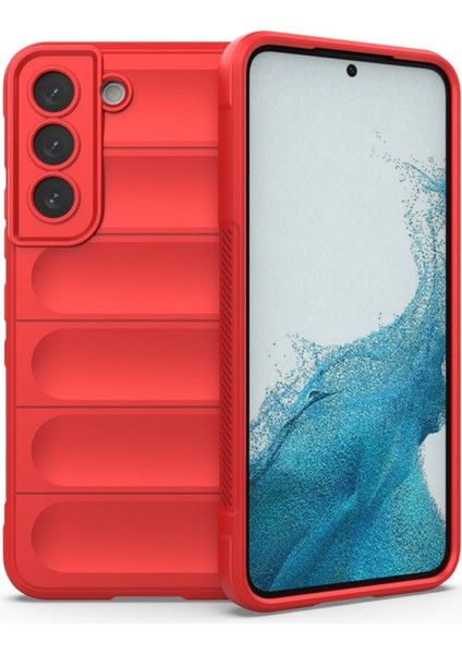 Samsung Galaxy S22 Kılıf Optimum Lens Çerçeveli Silikon Kapak