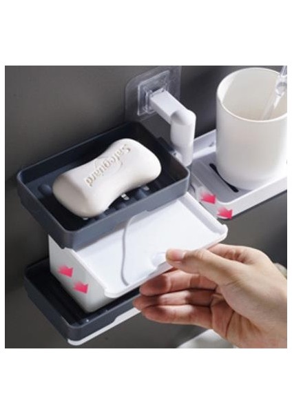 Buffer® Çoklu Sabun Tutucu Fonksiyonel Banyo Sabunluk