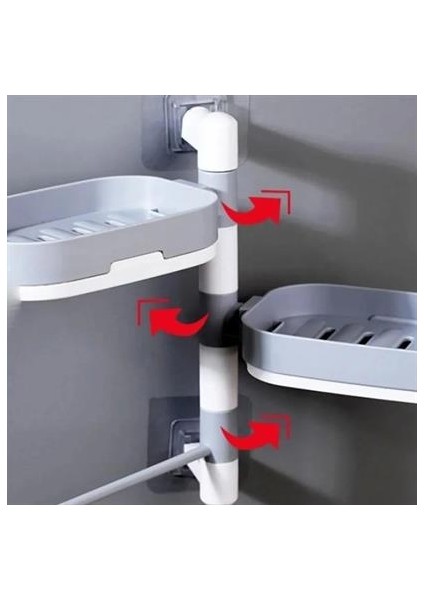 Buffer® Çoklu Sabun Tutucu Fonksiyonel Banyo Sabunluk