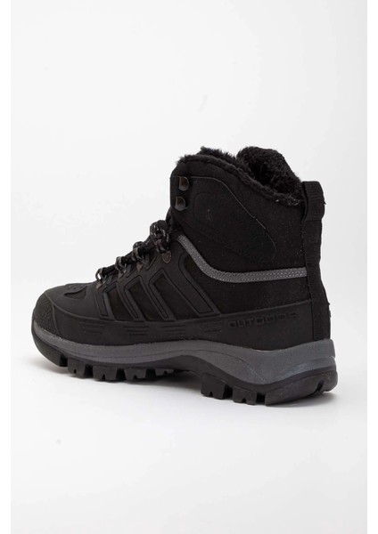 Erkek Siyah Füme Trekking Kışlık Bot