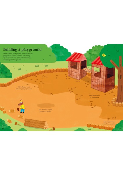 Little First Stickers Building Site - Jane Bingham modelleri