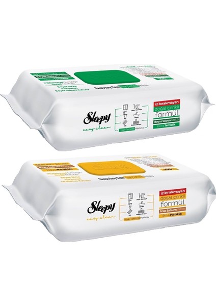 Easy Clean Yüzey Temizlik Havlusu 2'li Set Beyaz Sabun - Arap Sabun