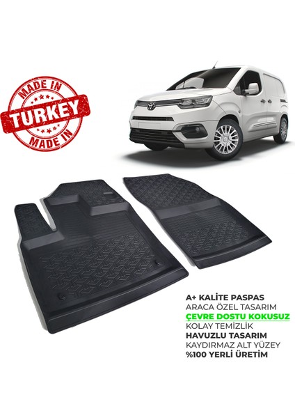 Toyota Proace City Paspas Havuzlu Ön Iki Parça 2019 2020 2021 2022 2023 2024