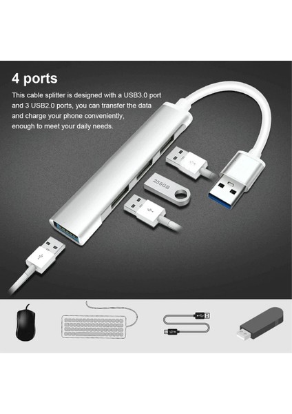 4 Port USB 3.0 Hub Çevirici Çoğaltıcı