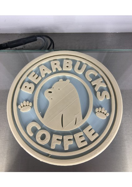 Bearbucks Yazılı Bardak Altlığı - ''bearista''