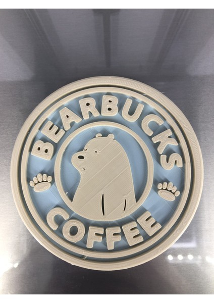 Bearbucks Yazılı Bardak Altlığı - ''bearista''