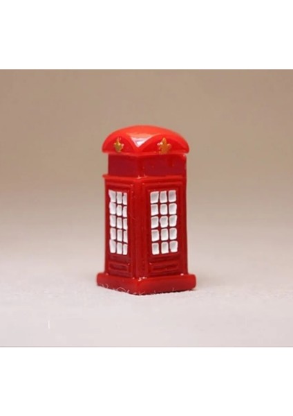 Mini Minyatür Telefon Kulübesi Silikon Kalıp K-1171
