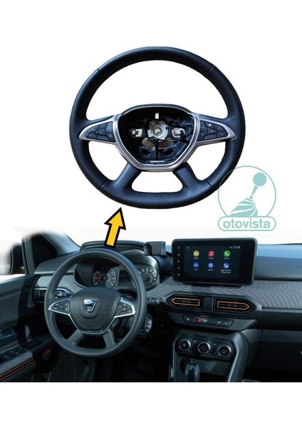 Sandero Stepway 3 Direksiyon Simidi (Orjinal) 484005984R