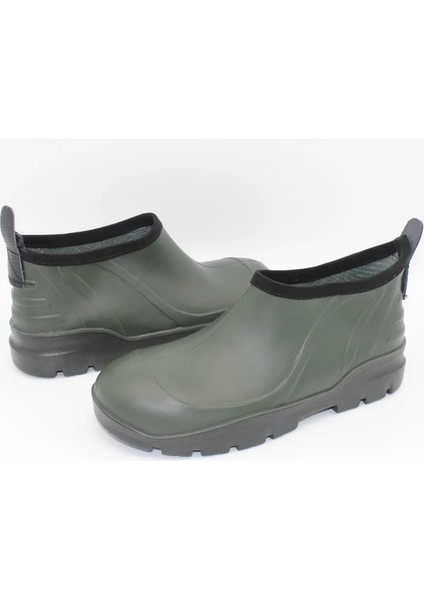 Kaymaz Taban Yeşil Kısa Bahçe Iş Çalışma Botu Kısa Bot Koku Yapmaz Çakı Hediyeli modelleri