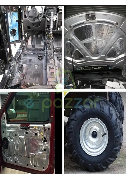 Isıya & Suya Dayanıklı 10 mt Alüminyum Folyo Soba Boru Mutfak Araç Kablo Tamir Sargı Izolasyon Bantı indirimleri