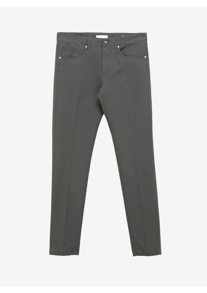 Normal Bel Normal Paça Koyu Gri Erkek Chino Pantolon A271DAVE362TP901/TO