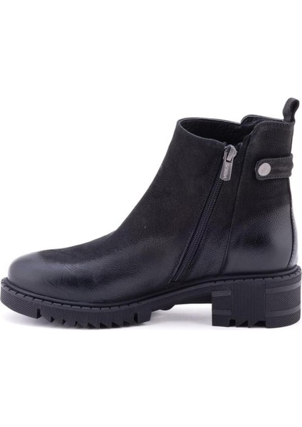 Kadın Hakiki Deri Günlük Bot 1950811K - Siyah - 36 indirimleri