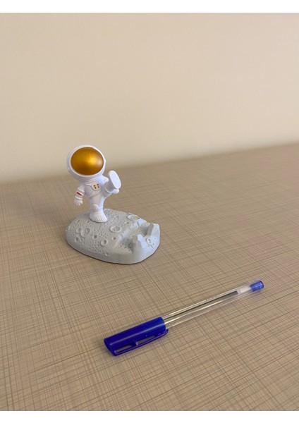 Astronot Telefon Tablet Tutucu Dekoratif Tasarım Hediyelik