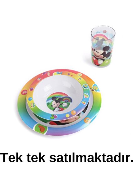 Disney Mickey Renkler Çocuk Yemek Tabağı