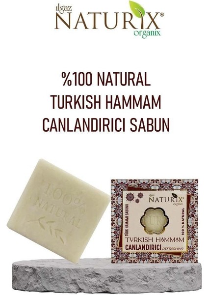 Natural Türk Hamam Sabunu Arındırıcı Derin Temizleme %100 Doğal Turkısh Hammam