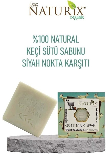 Natural Keçi Sütü Sabun Peeling Etkili Akne Kurutucu Siyah Nokta Karşıtı %100 Doğal Goat Milk Soap