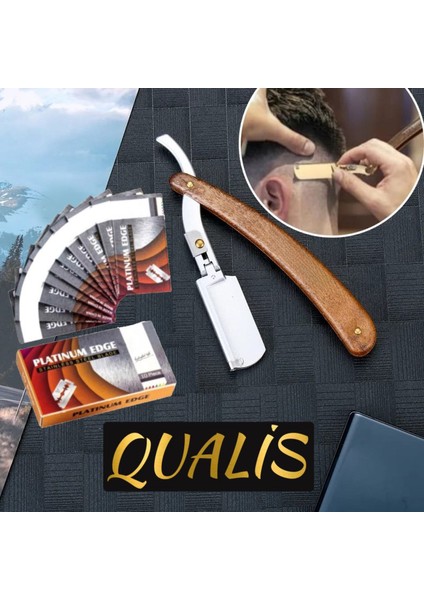 S5 Full Metal Manuel Tıraş Makinesi + U5 Mekanizmalı Ustura + 20'li Platinum Yaprak Jilet
