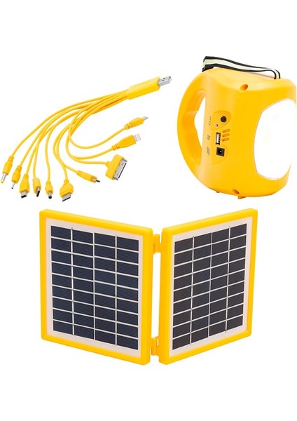 Powermaster Radyolu Solar Çift Panelli Işıldak