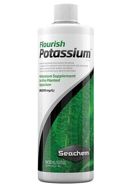 Flourish Potassium Akvaryum Bitkileri Için Potasyum Takviyesi 500 ml
