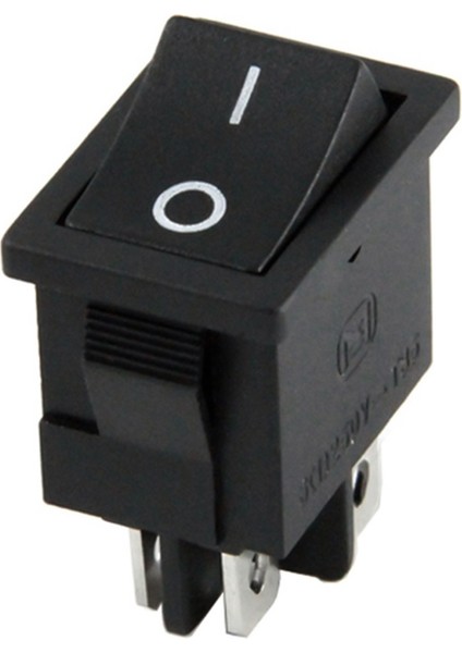 4 Pinli Siyah Işıksız Mini Yükseltici Anahtarı On Off Power Switch IC-122