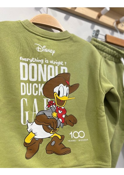 Donald Duck Yeşil Erkek Çocuk Alt Üst Takım