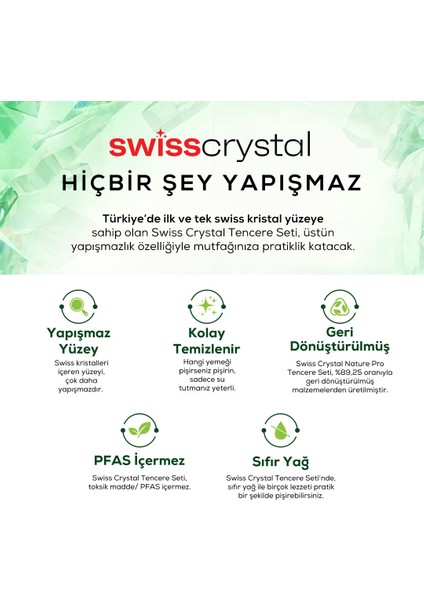 Swiss Crystal Nature Pro Tencere 20 cm