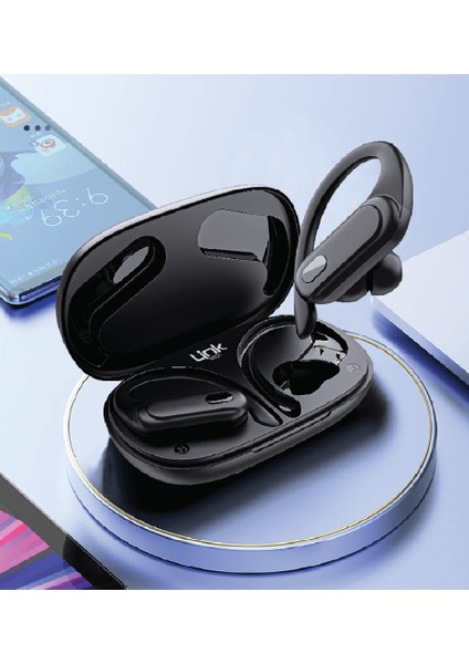 S28 Spor Kancalı Silikonlu Bluetooth Kulaklık