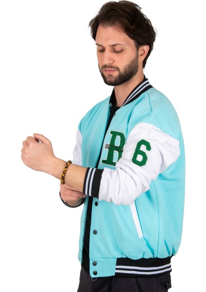 Üç Iplik Kol ve Gögüs Nakış Detaylı Çıtçıtlı Kolej Mont 2304762 fırsatları