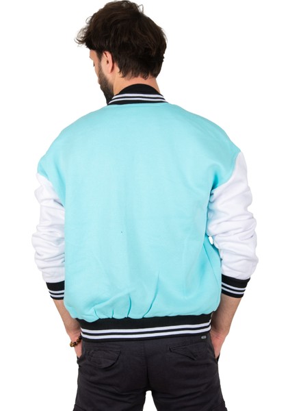 Üç Iplik Kol ve Gögüs Nakış Detaylı Çıtçıtlı Kolej Mont 2304762 indirimleri