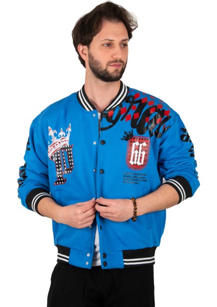 Kolları Önü ve Arkası Baskılı Üç Iplik Çıtçıtlı Kolej Mont 2304764 fiyatları