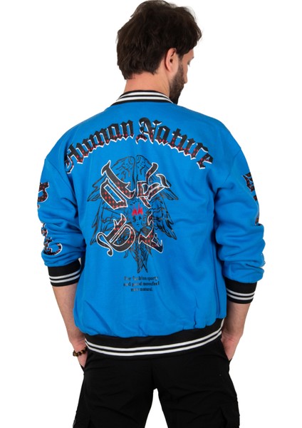 Kolları Önü ve Arkası Baskılı Üç Iplik Çıtçıtlı Kolej Mont 2304764 indirimleri