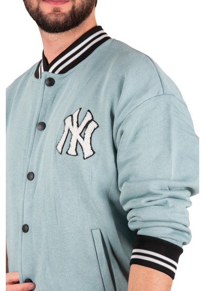 Üç Ipli Ny Nakış Detaylı Çıtçıtlı Kolej Mont 2304760 indirimleri