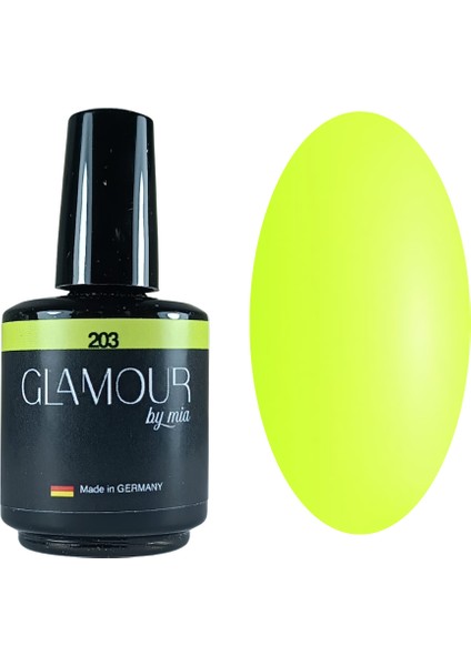 Glamour Neon Yeşili Rengi Kalıcı Oje 203 Tpo Free